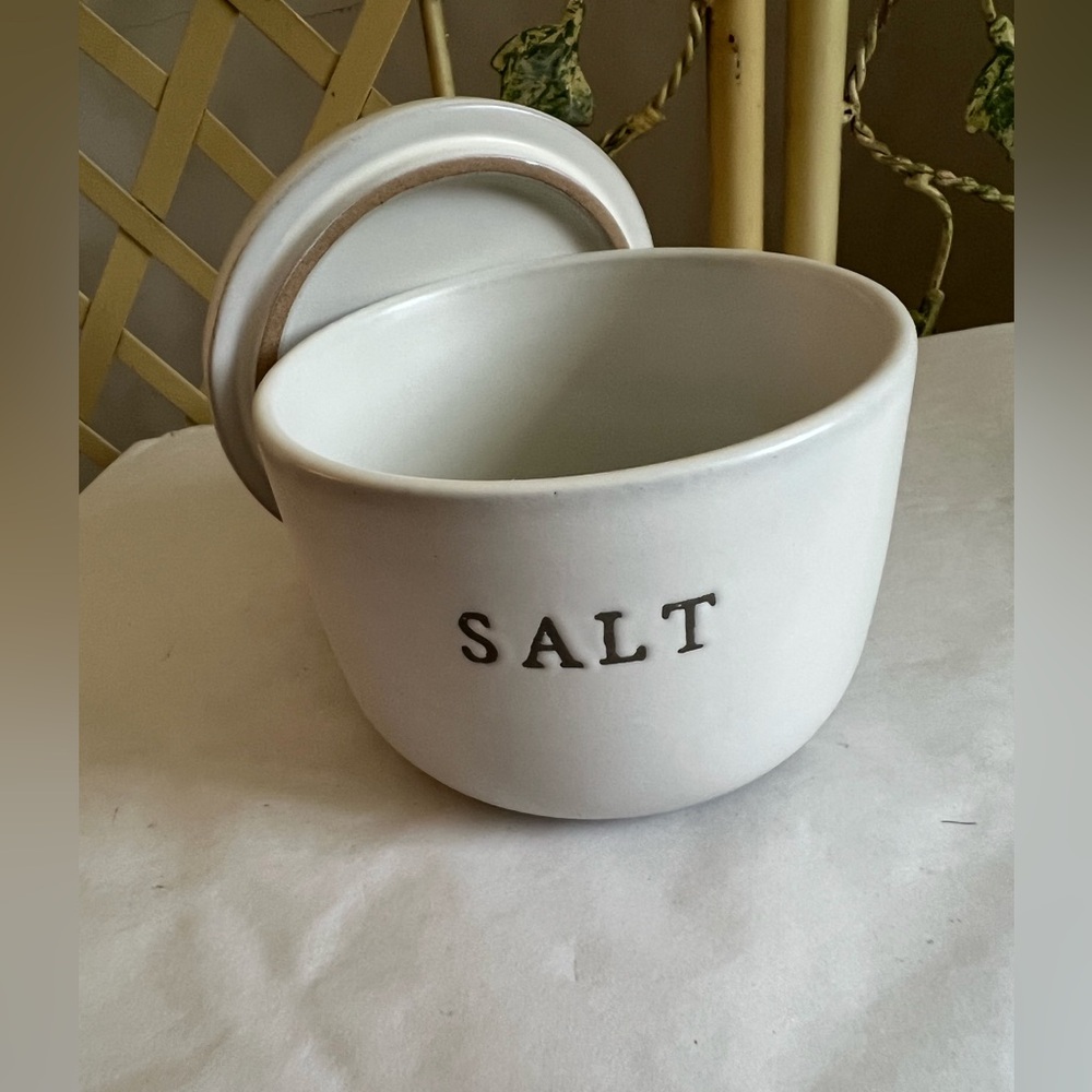 Hearth & Hand Stoneware Salt Cellar NWOT